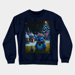 Stitch christmas eve Crewneck Sweatshirt